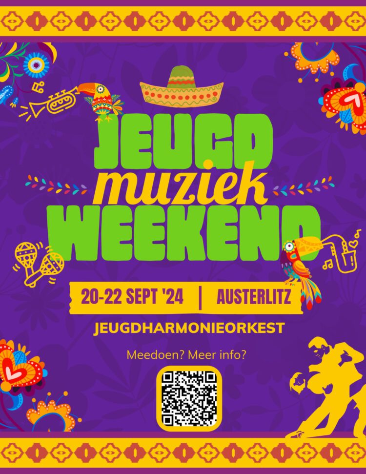 Jeugdmuziekweekend 20-22 september